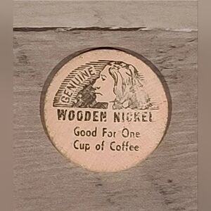 Wooden Nickel 125th Anniversary Quasquicentennial Fort Benton 1846-1971